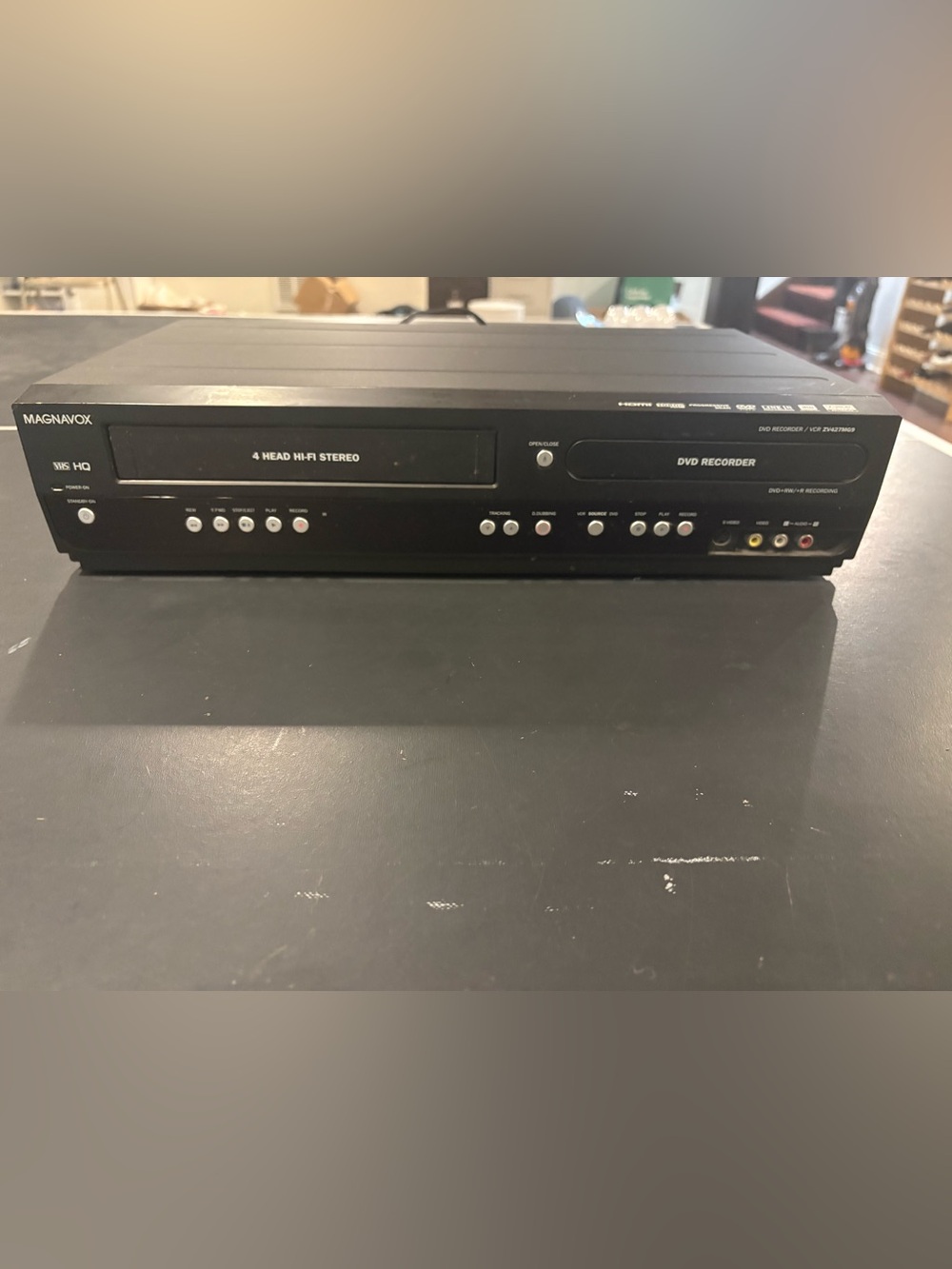 Magnavox ZV427MG9 DVD/VCR Black HDMI S-Video Composite Parts Only Eats Tape